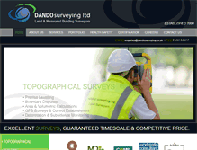 Tablet Screenshot of dandosurveying.co.uk
